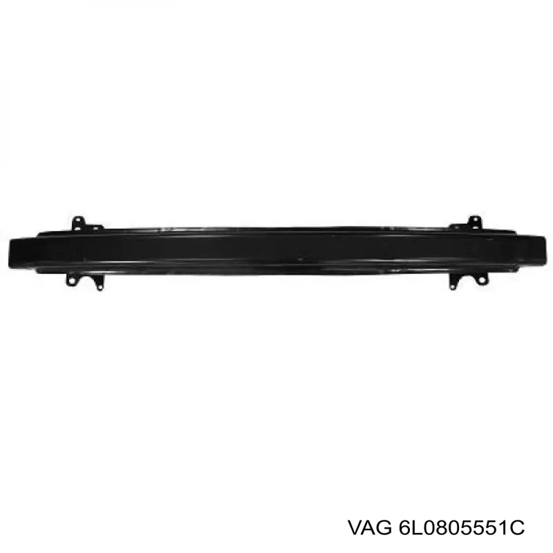 6L0805551C VAG Reforçador do pára-choque dianteiro
