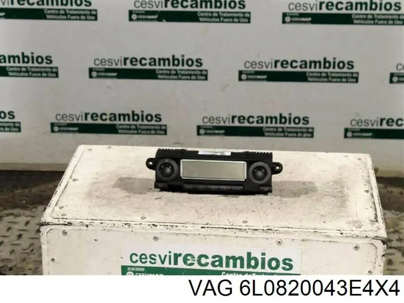6L0820043E4X4 VAG Unidade de controlo dos modos de aquecimento/condicionamento