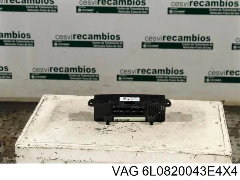 6L0820043E4X4 VAG Unidade de controlo dos modos de aquecimento/condicionamento