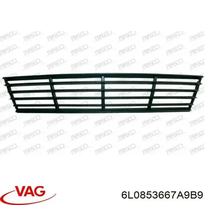 Compre 6L0853667A9B9 VAG Grelha central do pára-choque dianteiro