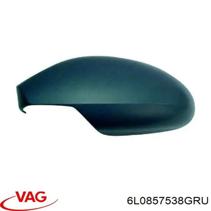 Compre 6L0857538GRU VAG Placa sobreposta (tampa) do espelho de retrovisão direito