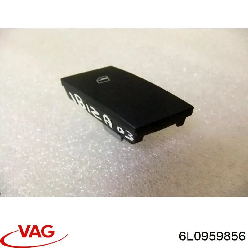 Unidade de botões dianteira direita de controlo de elevador de vidro VAG 6L0959856 preço, a partir de 23,84 USD