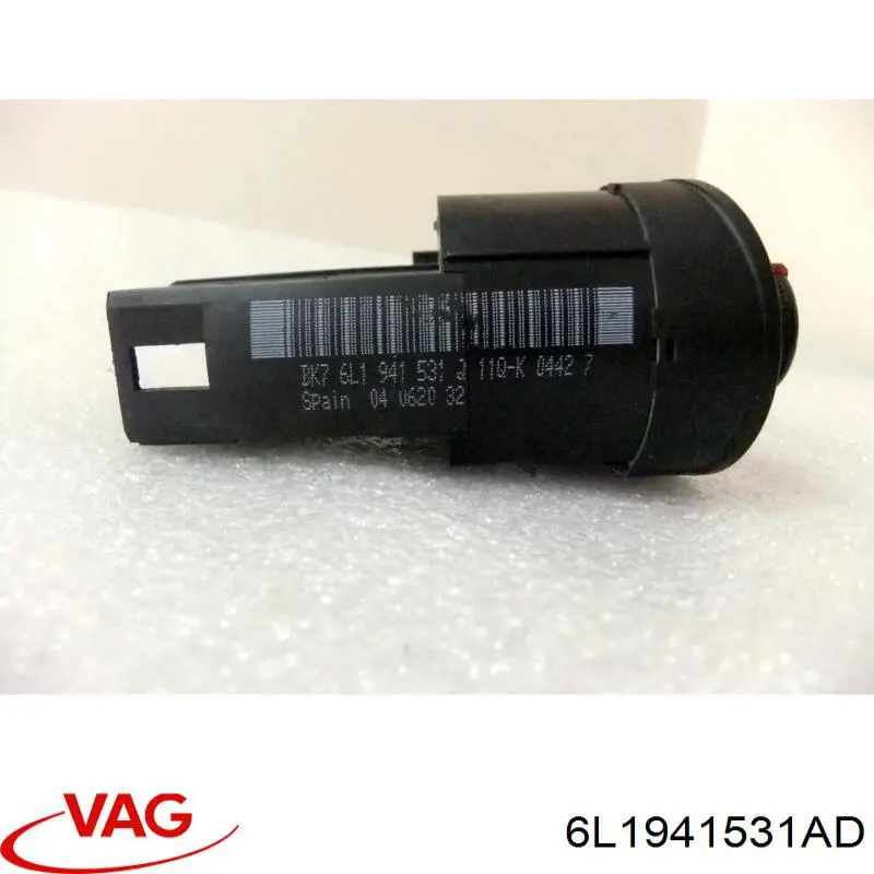 6L1941531AD VAG Comutador das luzes no "painel de instrumentos"