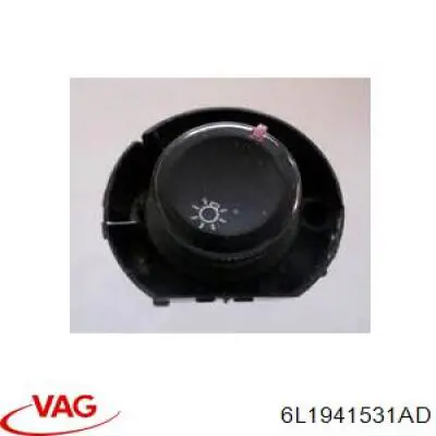 Comutador das luzes no "painel de instrumentos" VAG 6L1941531AD preço, a partir de 30,65 USD