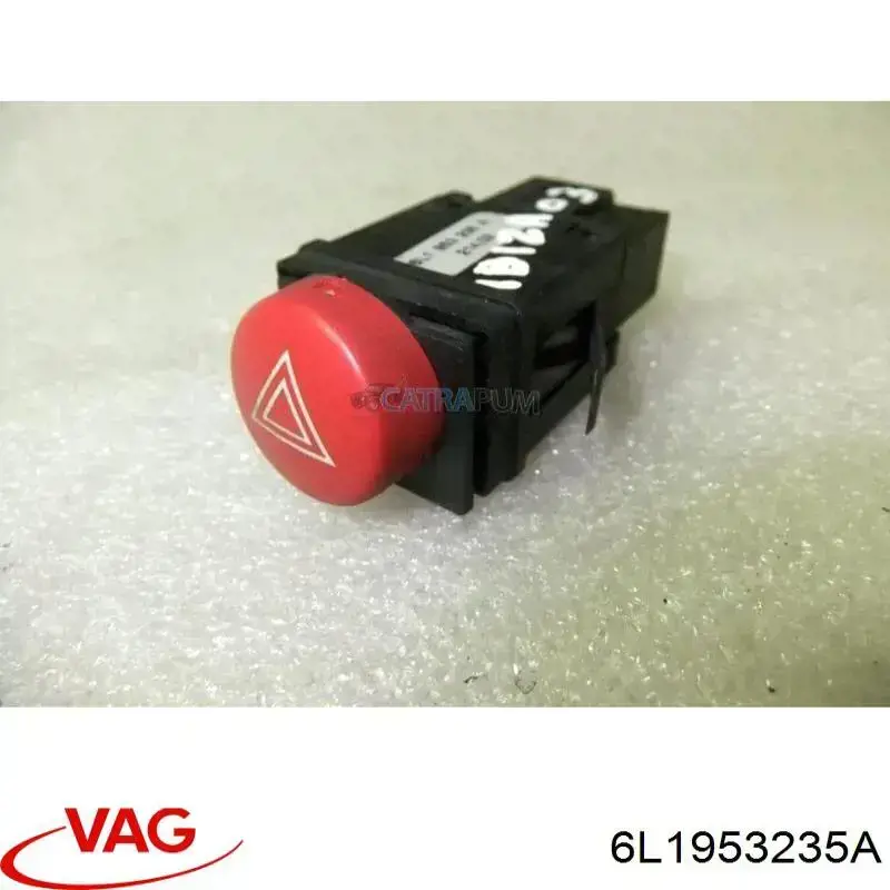 6L1953235A VAG Botão de ativação do sinal de emergência