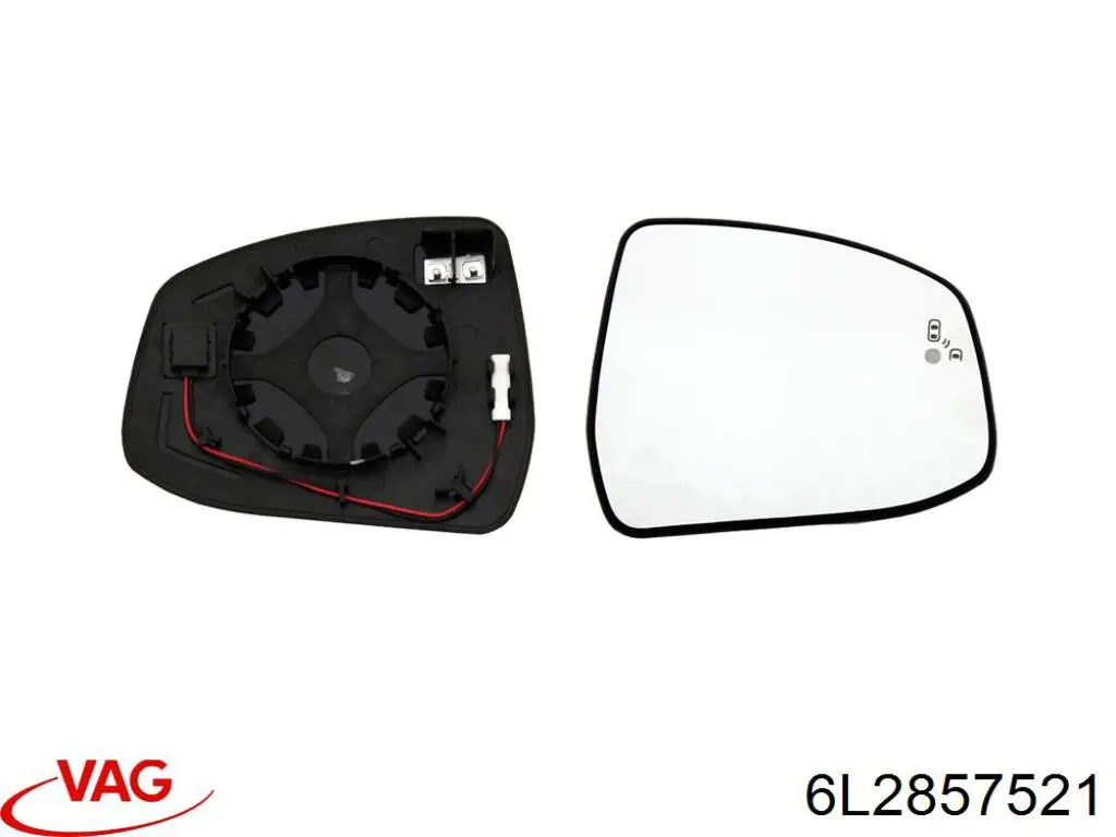 Espelho de retrovisão esquerdo VAG 6L2857521A preço, a partir de 120,40 USD