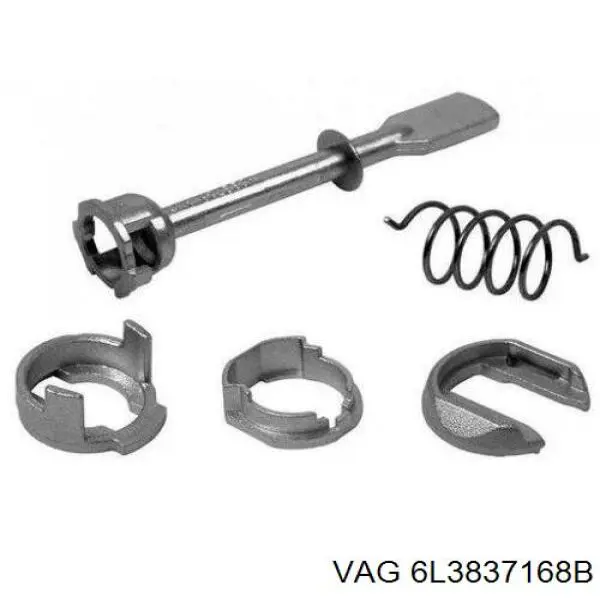 Fecho da porta dianteira direita VAG 6L3837167B preço, a partir de 12,74 USD