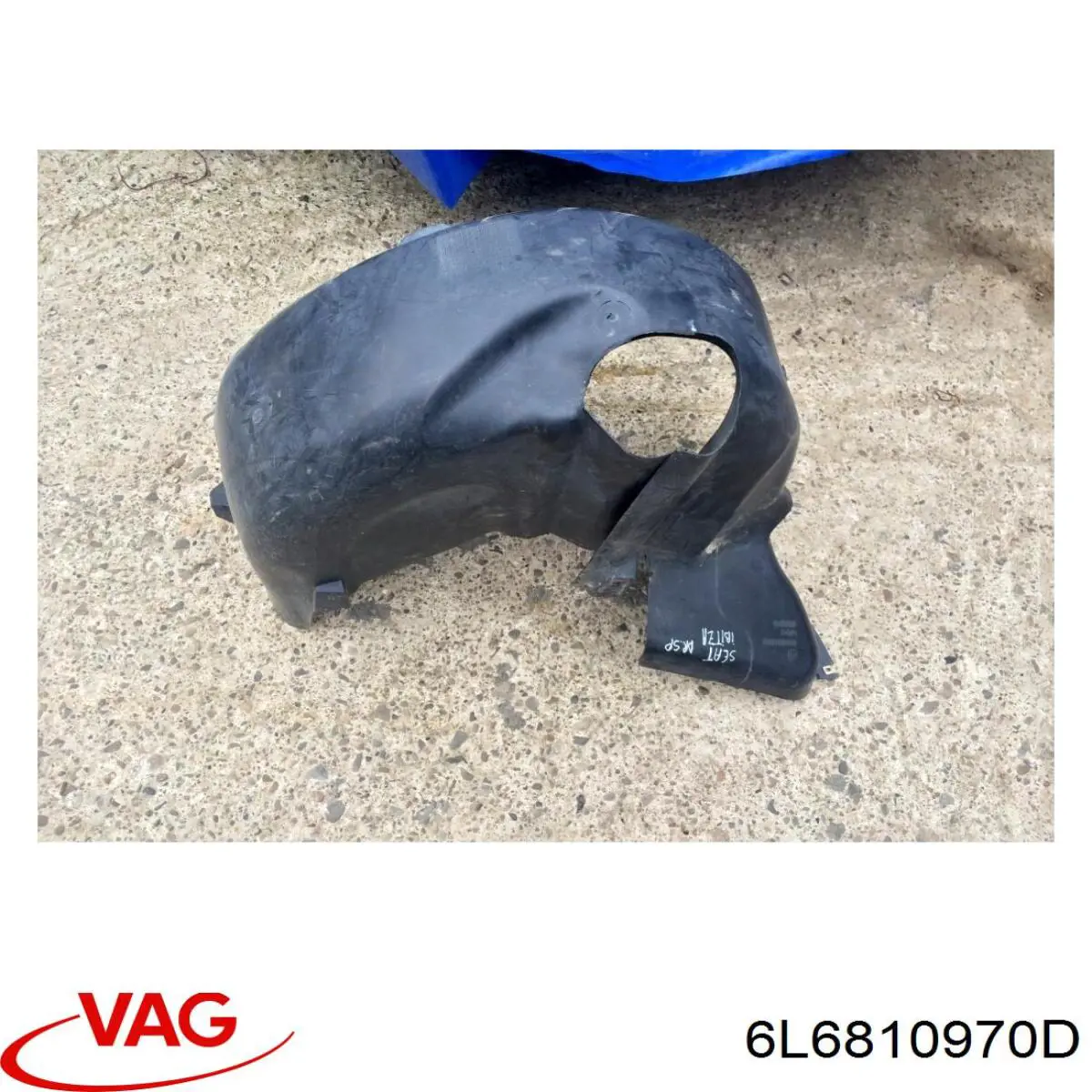 Guarda-barras do pára-lama traseiro direito VAG 6L6810970D preço, a partir de 54,48 USD