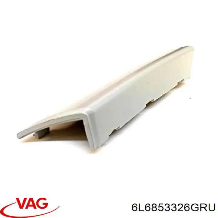 6L6853326GRU VAG Tampão dianteira do pára-choque do gancho de reboque