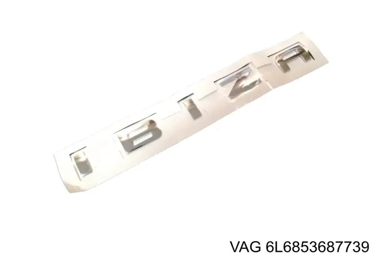 6L6853687739 VAG Emblema de tampa de porta-malas (emblema de firma)
