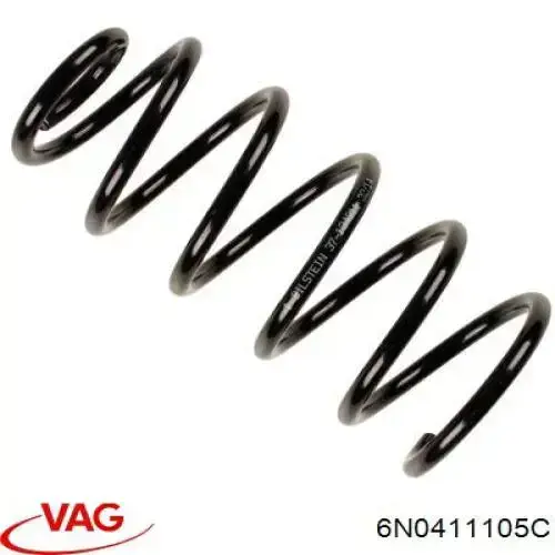 Compre 6N0411105C VAG Mola dianteira