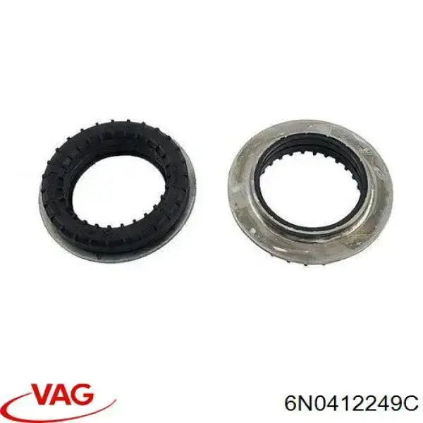 Compre 6N0412249C VAG Rolamento de suporte do amortecedor dianteiro