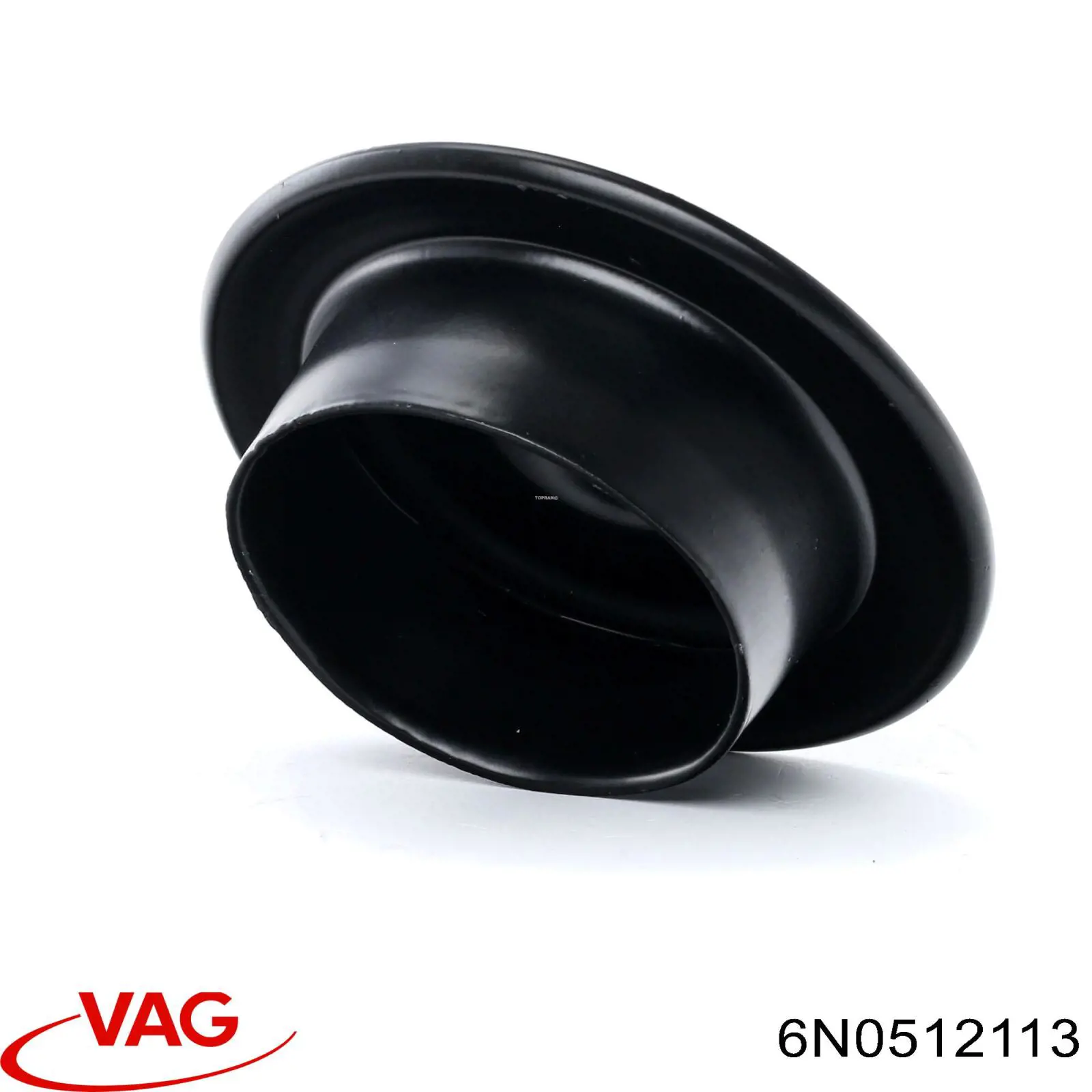 Compre 6N0512113 VAG Espaçador (anel de borracha) da mola traseira superior