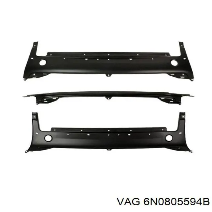 Suporte do radiador montado (painel de montagem de fixação das luzes) VAG 6N0805594B preço, a partir de 105,39 USD