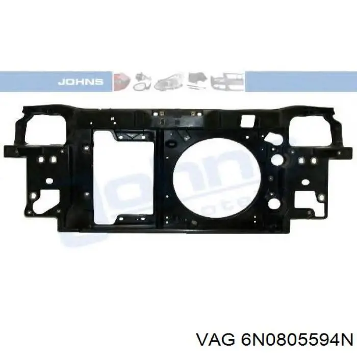 Compre 6N0805594N VAG Suporte do radiador montado (painel de montagem de fixação das luzes)