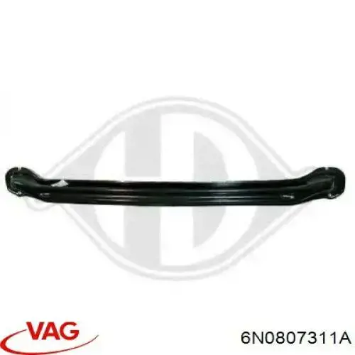 6N0807311A VAG Reforçador do pára-choque traseiro