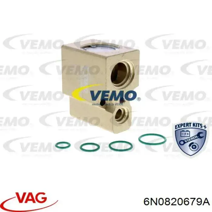 6N0820679A VAG Válvula TRV de aparelho de ar condicionado