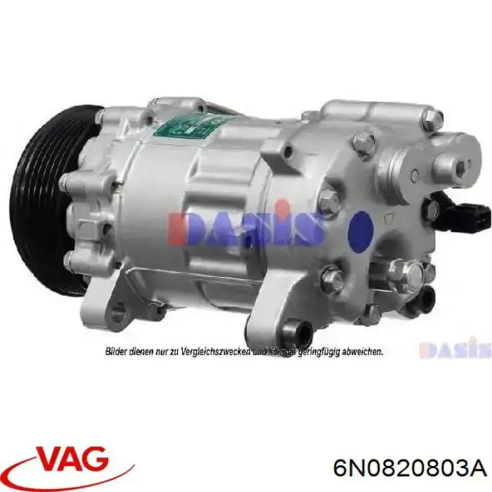 Compressor de aparelho de ar condicionado VAG 6N0820803A preço, a partir de 69,75 USD