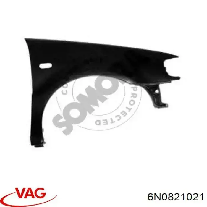 Compre 6N0821021 VAG Pára-lama dianteiro esquerdo