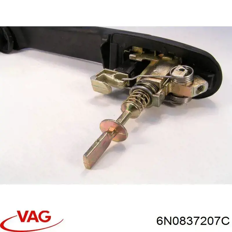 Compre 6N0837207C VAG Maçaneta externa dianteira/traseira da porta esquerda