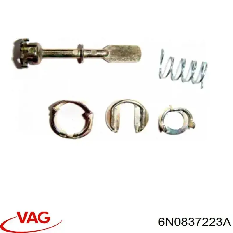 Compre 6N0837223A VAG Excêntrico de trinco de fecho da porta