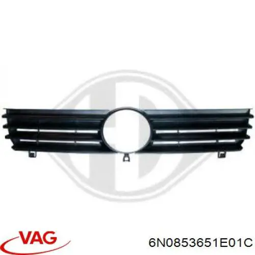 Grelha do radiador VAG 6N0853651E01C preço, a partir de 49,89 USD