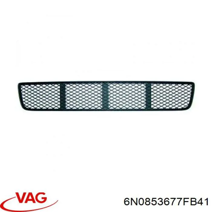 Compre 6N0853677FB41 VAG Grelha central do pára-choque dianteiro
