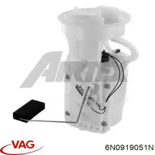 6N0919051N VAG Módulo de bomba de combustível com sensor do nível de combustível