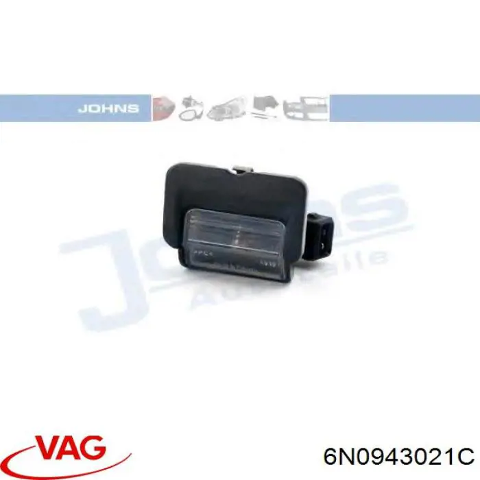 Lanterna da luz de fundo de matrícula traseira VAG 6N0943121 preço, a partir de 9,47 USD