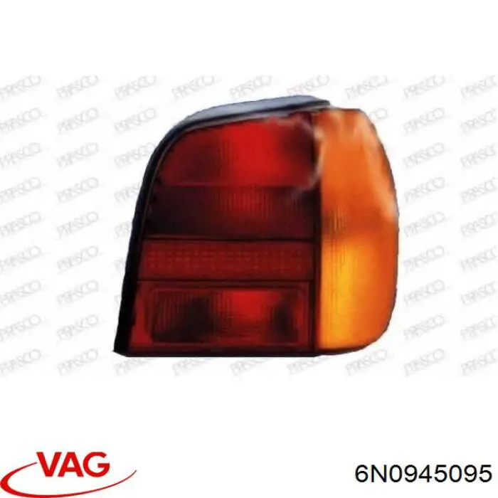Compre 6N0945095 VAG Lanterna traseira esquerda