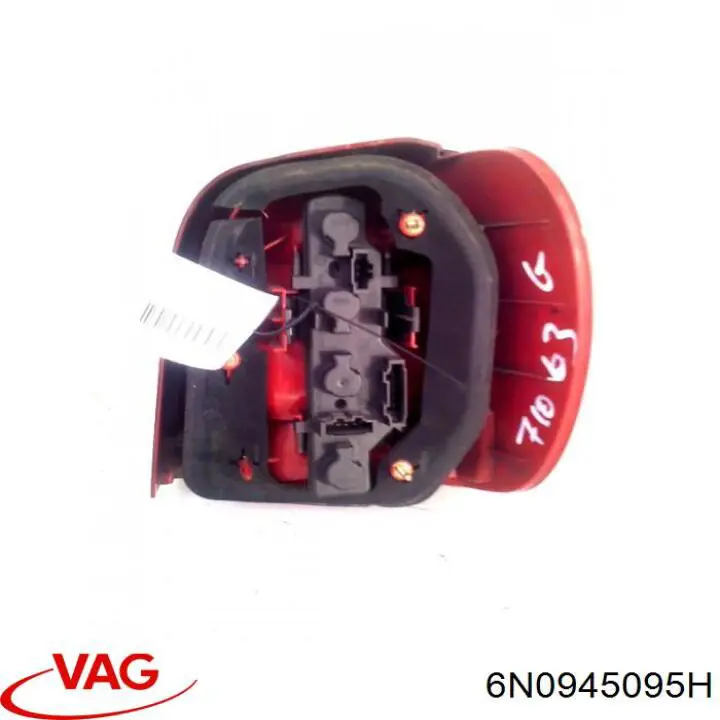 6N0945095H VAG Lanterna traseira esquerda