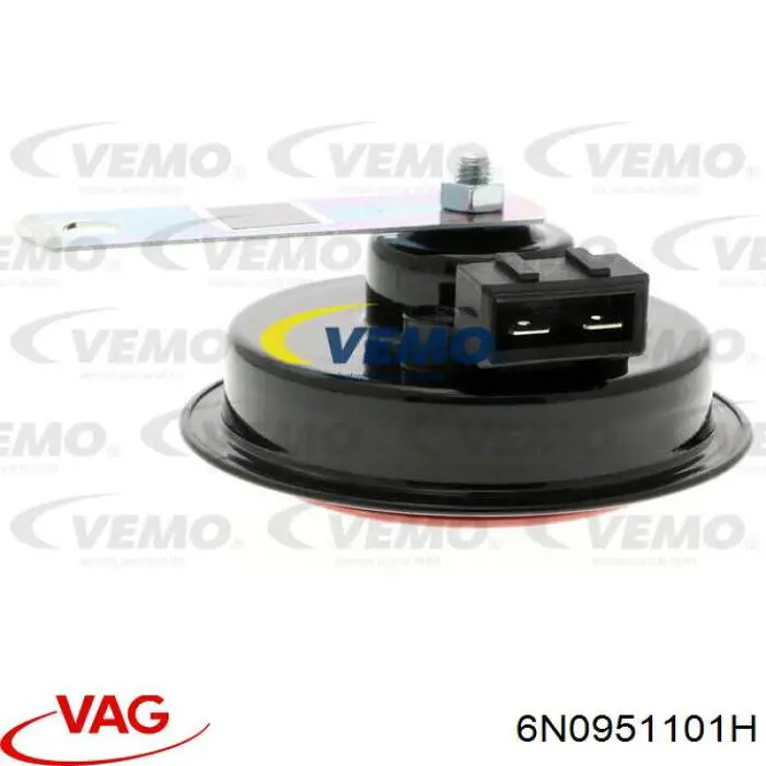 Sinal sonoro (cláxon) VAG 6N0951101 preço, a partir de 37,52 USD