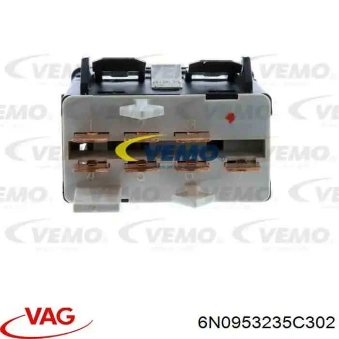 Botão de ativação do sinal de emergência VAG 6N0953235C302 preço, a partir de 32,70 USD