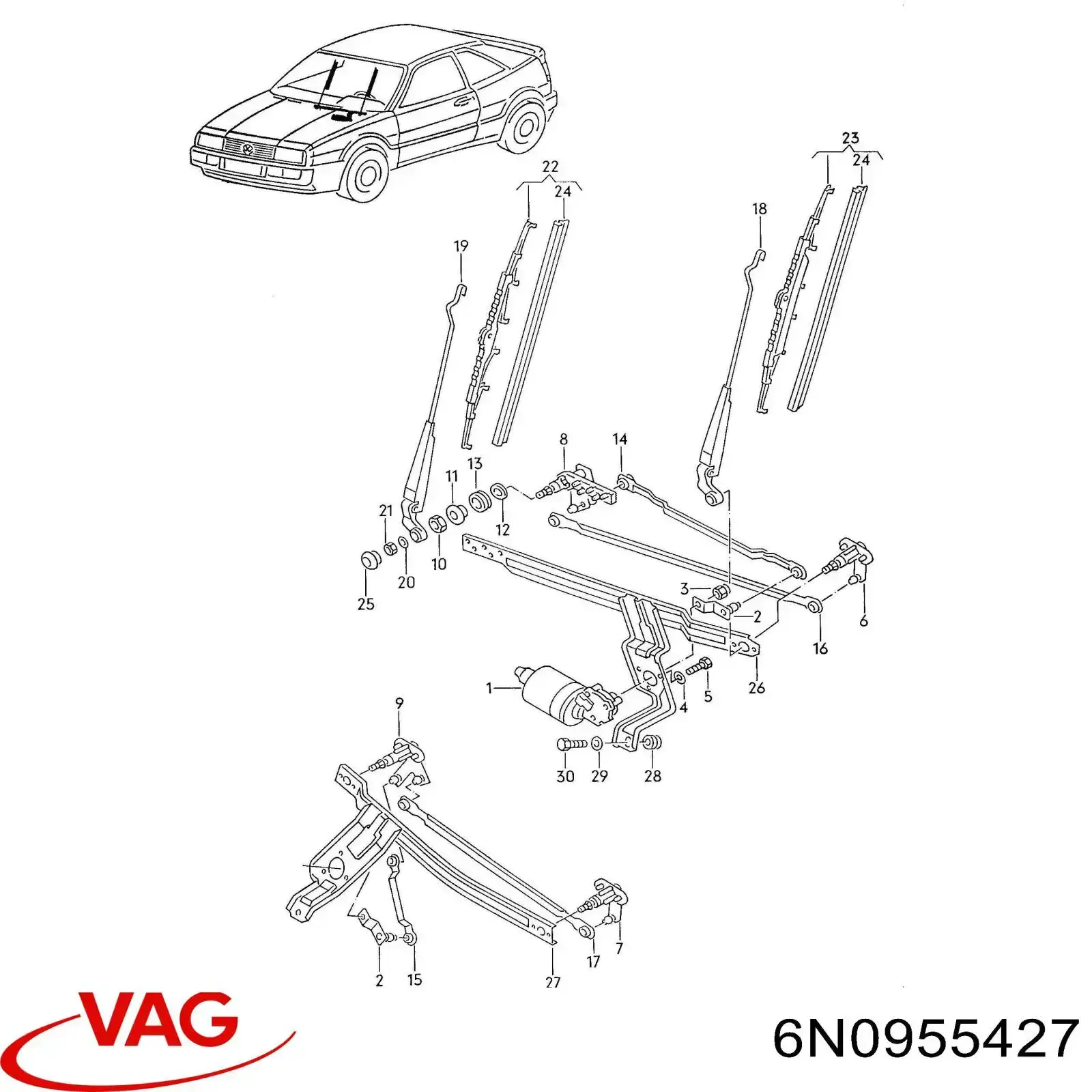  VAG 6N0955427 preço, a partir de 48,91 USD