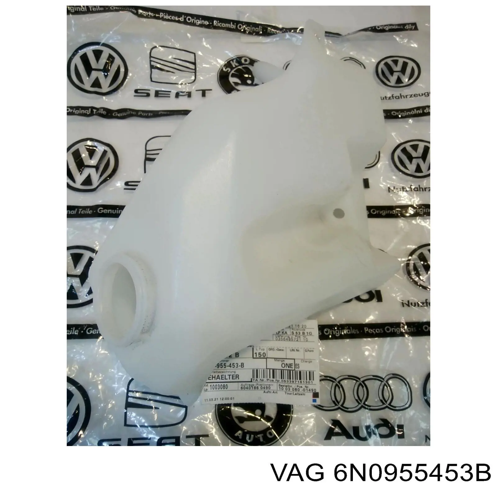 Tanque de fluido para lavador de vidro Volkswagen Polo III 6N1