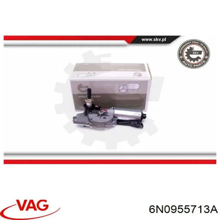 Compre 6N0955713A VAG Motor de limpador pára-brisas de vidro traseiro