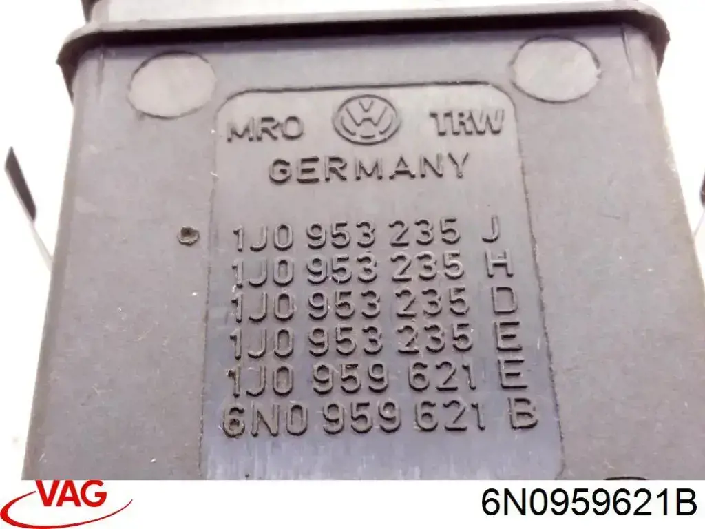  VAG 6N0959621B preço, a partir de 40,70 USD