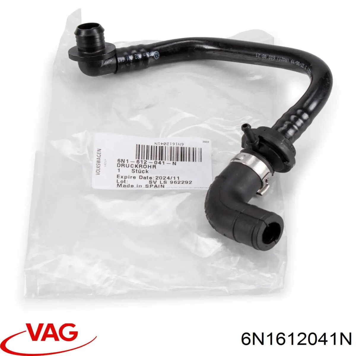 Tubo de impulsionador de vácuo dos freios VAG 6N1612041N preço, a partir de 91,70 USD
