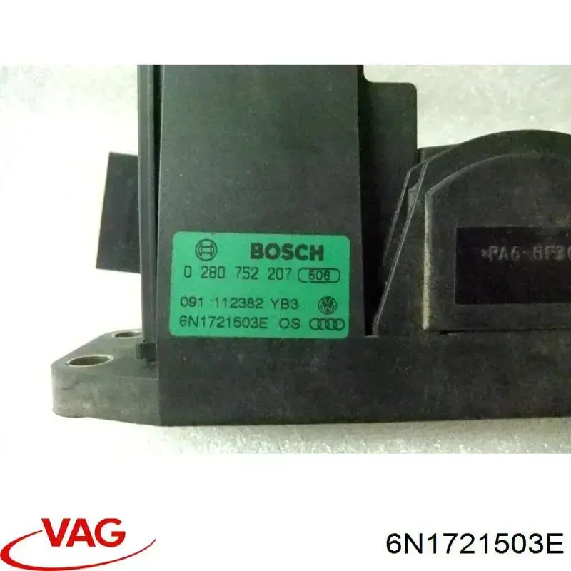 6N1721503E VAG Pedal de gás (de acelerador)