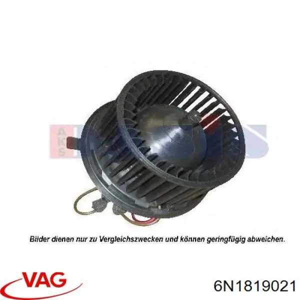 Compre 6N1819021 VAG Motor de ventilador de forno (de aquecedor de salão)