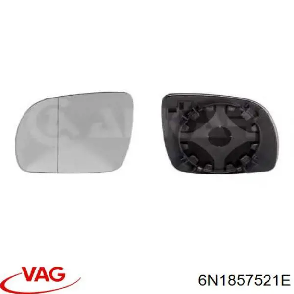 Elemento espelhado do espelho de retrovisão esquerdo VAG 6N1857521E preço, a partir de 15,98 USD