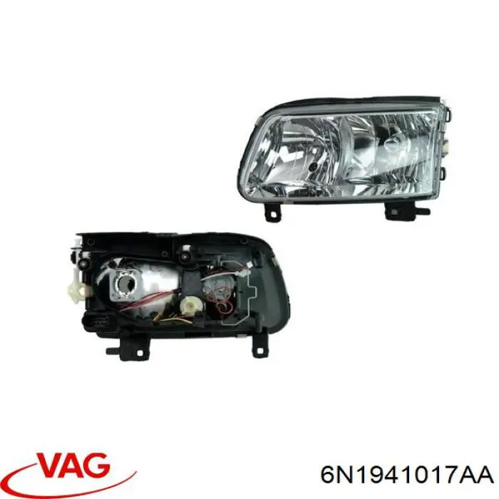 6N1941017AA VAG Luz esquerda