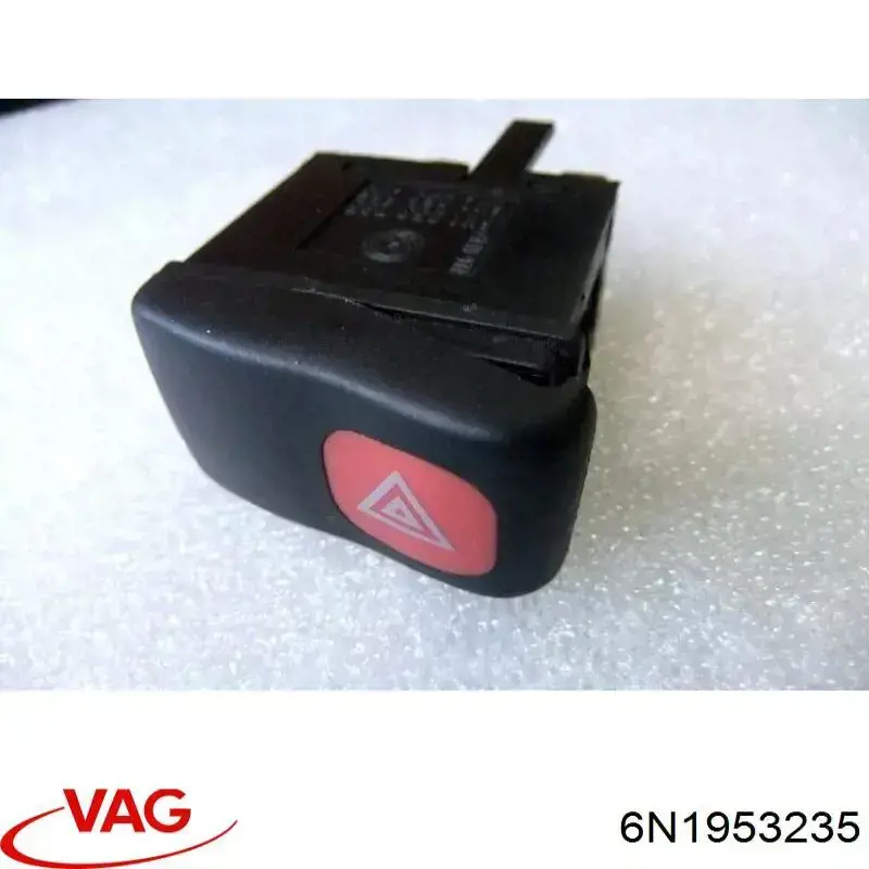 6N1953235 VAG Botão de ativação do sinal de emergência