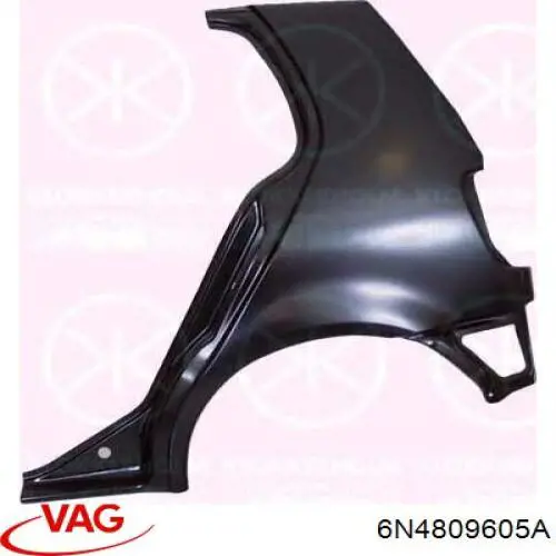 Pára-lama traseiro esquerdo VAG 6N4809605A preço, a partir de 147,51 USD