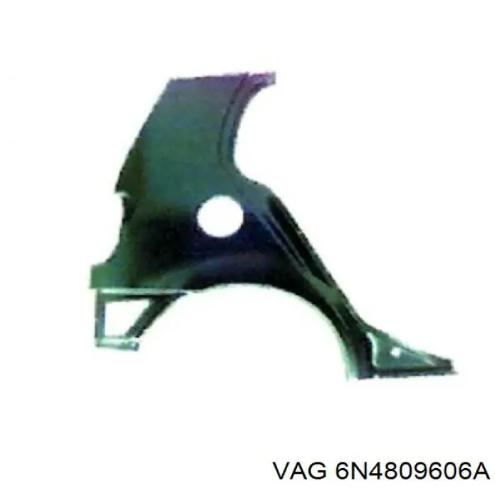 6N4809606A VAG Pára-lama traseiro direito