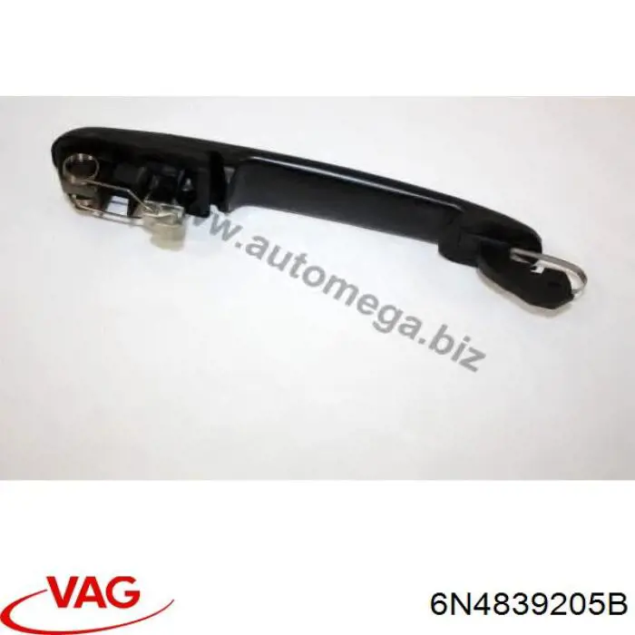6N4839205B VAG Maçaneta externa da porta traseira