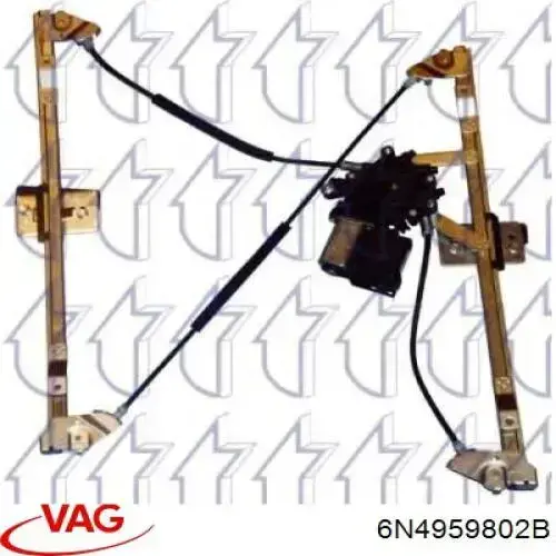 Compre 6N4959802B VAG Motor de acionamento de vidro da porta dianteira esquerda