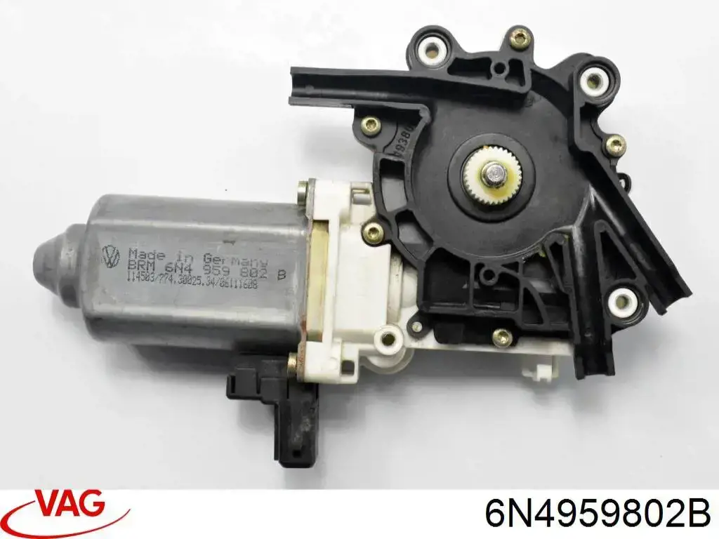6N4959802B VAG Motor de acionamento de vidro da porta dianteira esquerda