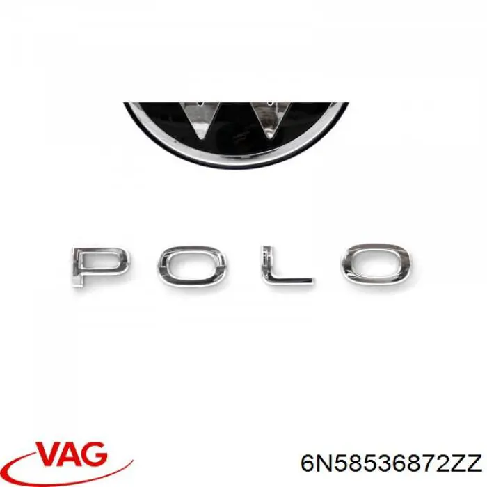 Emblema de tampa de porta-malas (emblema de firma) VAG 6N58536872ZZ preço, a partir de 68,32 USD