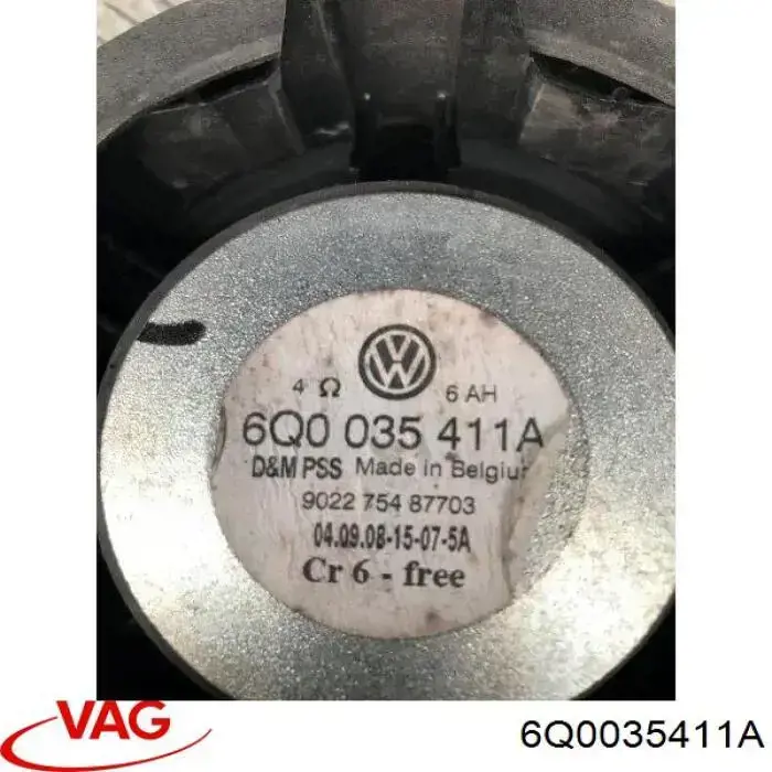 Compre 6Q0035411A VAG Alto-falante da porta dianteira